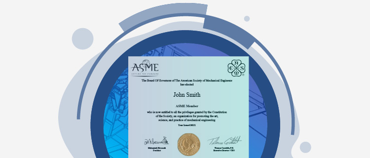 ASME Membership Certificates