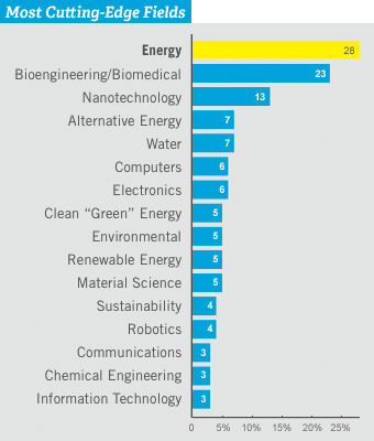 Look Engineering As A Profession - enginee!   rs were asked an open ended question on which disciplines or topics in !   engineering they thought would be considered the most cutting edge in the next